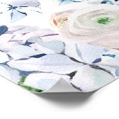 Digitale download Hydrangea 70e verjaardag Welkom Poster (Hoek)