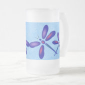 Digitale Dragonfly Blue Summer Mok (Voorkant rechts)