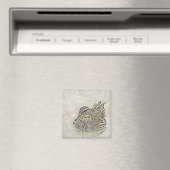 Digitale Eend Kunst Magneet (Insitu (Vaatwasser))