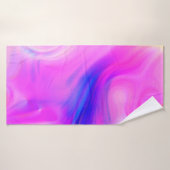 Digitale effecten. Multicolor abstracte achtergron Badhanddoek (Badhanddoek)