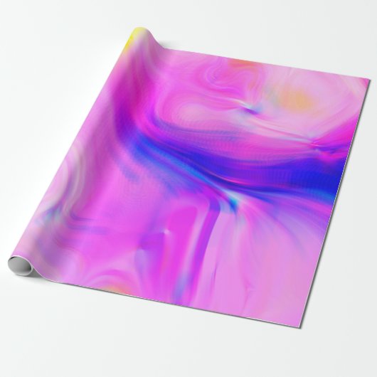 Digitale effecten. Multicolor abstracte achtergron Cadeaupapier (Uitgerold)