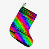 Digitale effecten. Multicolor abstracte achtergron Kleine Kerstsok (Voorkant (Hangend))