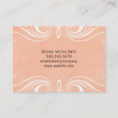 Digitale Fancy elementen Visitekaartje (Achterkant)