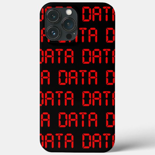 DIGITALE GEGEVENS Case-Mate iPhone CASE (Achterkant)