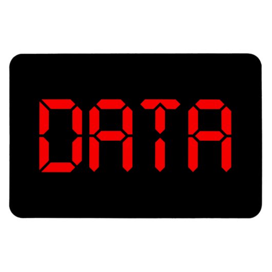 DIGITALE GEGEVENS MAGNEET (Horizontaal)