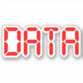 DIGITALE GEGEVENS STICKER (Voorkant)