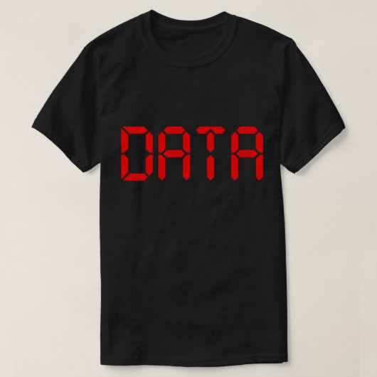 DIGITALE GEGEVENS T-SHIRT (Design voorkant)