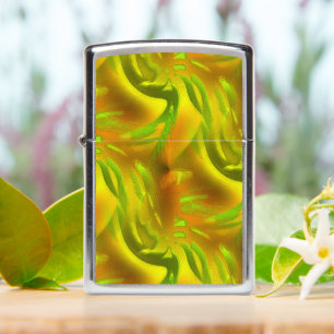 Digitale groene oranje schil op gele ruwe textuur