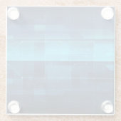 Digitale high-tech achtergrond glazen onderzetter (Achterkant)