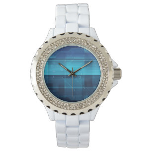 Digitale high-tech achtergrond horloge