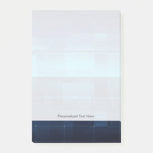 Digitale high-tech achtergrond post-it® notes (Voorkant)