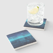 Digitale high-tech achtergrond stenen onderzetter (Zijkant)