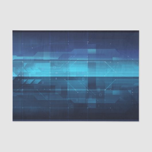 Digitale high-tech achtergrond tissuepapier (Voorkant)