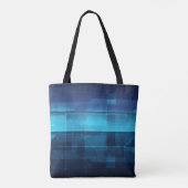 Digitale high-tech achtergrond tote bag (Achterkant)