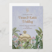 Digitale Hindoe bruiloft uitnodigen als Indiase ui Kaart (Voorkant / Achterkant)