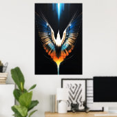 Digitale Icarus Poster (Thuiskantoor)