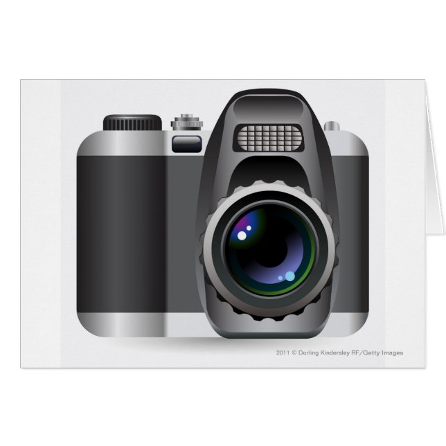 Digitale illustratie van digitale camera (Voorkant Horizontaal)