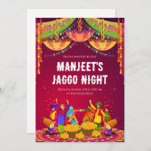 Digitale Jaggo verzendt Jago uitnodiging, Jago uit Kaart (Voorkant / Achterkant)