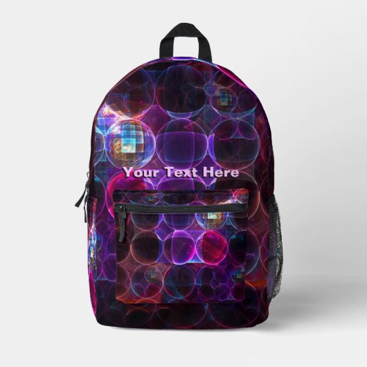 Digitale kavitatie bedrukte rugzak (Voorkant)