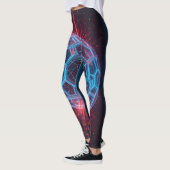 Digitale kern: futuristische explosie van de energ leggings (Links)