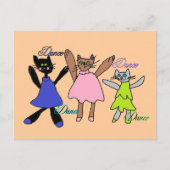 digitale keukens dansen briefkaarten (Voorkant)