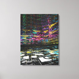 Digitale Kleurendromen Canvas Afdruk
