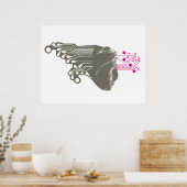 Digitale Kore (Maiden) print (Keuken)