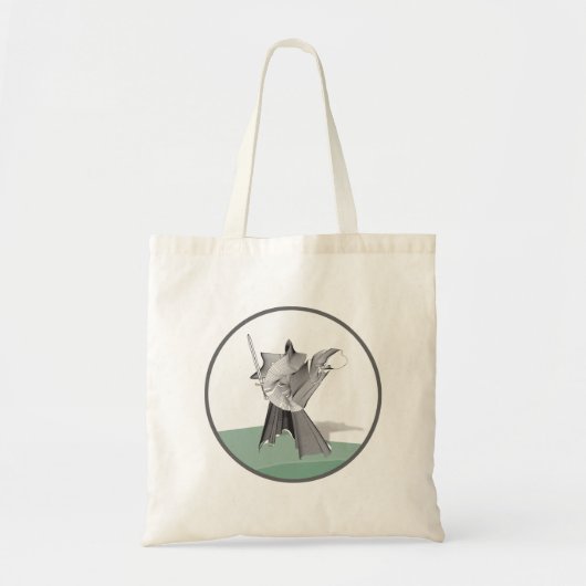 Digitale Krijger Tote Bag (Voorkant)