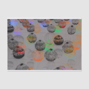 Digitale kunst met ronde penseelstreken. tissuepapier