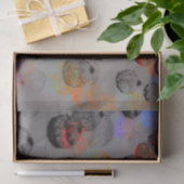 Digitale kunst met ronde penseelstreken. tissuepapier (Geschenk)