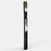 Digitale kunst met schedel en vlinder Case-Mate iPhone case (Achterkant/rechts)