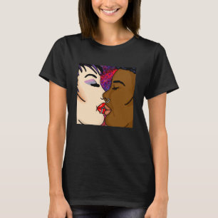 Digitale kunst Romantic Kiss T-shirt