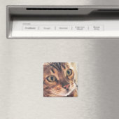 Digitale kunst Sluiten van prachtige katten Grote  Magneet (Insitu (Vaatwasser))
