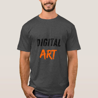 Digitale kunst typografie t-shirt