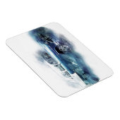 digitale kunst uit de jaren vijftig van de vorige magneet (Rechterzijde)