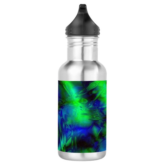 Digitale kunstacademie Modern Abstract patroon Waterfles (Rechts)