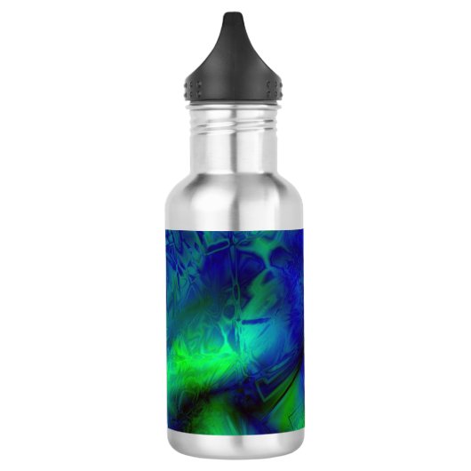 Digitale kunstacademie Modern Abstract patroon Waterfles (Links)