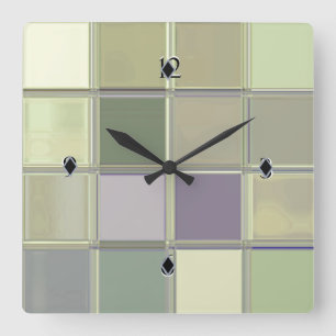 Digitale kunstgreep uit de Acrylic Custom Clock Vierkante Klok