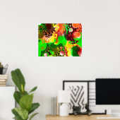 Digitale kunstschilderende vlot poster (Thuiskantoor)