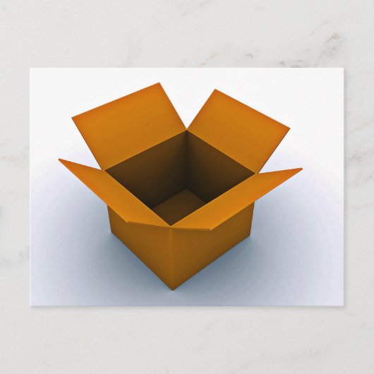 Digitale lege doos briefkaart (Voorkant)