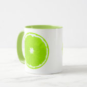 Digitale limoen Slice-verf Mok (Voorkant links)