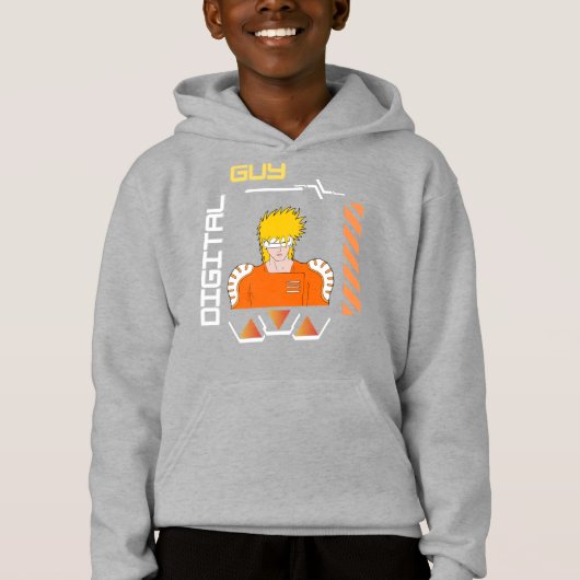 digitale man in een digitale wereld (Voorkant)