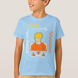 digitale man in een digitale wereld t-shirt