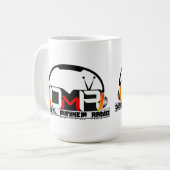 Digitale Mayhem Radio Dual Logo Mok (Voorkant links)