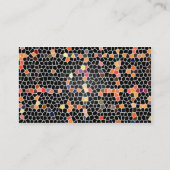 Digitale mozaïeken visitekaartje (Achterkant)