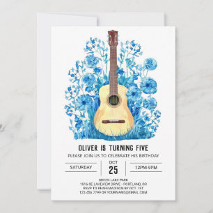 Digitale Muziek Magische Gitaar Jongen Verjaardag Kaart