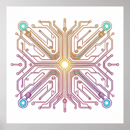 digitale nexus poster (Voorkant)