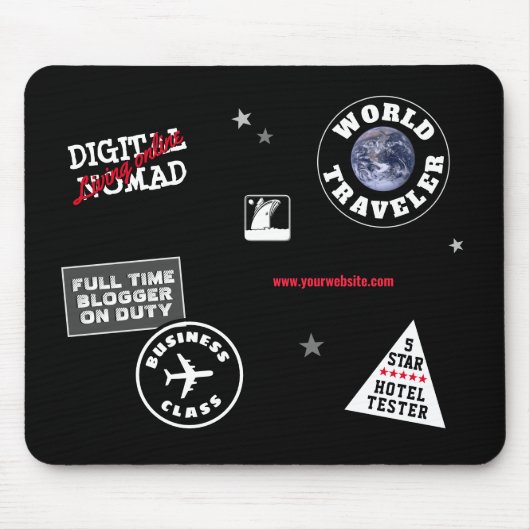 Digitale nomad muismat (Voorkant)