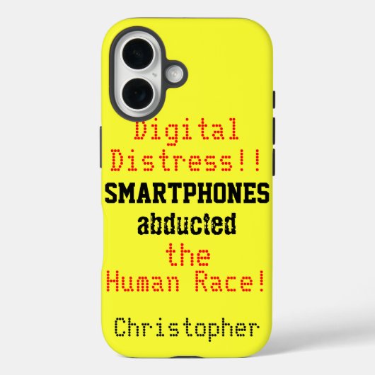 Digitale noodkreet Case-Mate iPhone case (Achterkant)