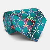 Digitale Ocean Summer Blues Wardrobe Upgrade Cool  Stropdas (Opgerold)